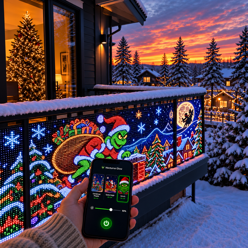 Smart Christmas Curtain By Alimiko